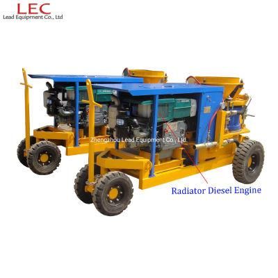 Retaining Walls Dry-Mix Shotcrete Sprayer Machine for Slope Protection