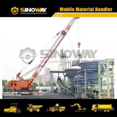 New Design Mobile Lattice Boom Material Handling Crane Machine for Port and Harbor