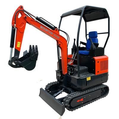 Rubber Track Mini Backhoe Digger Machine Mr17 Crawler Excavator