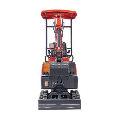 Hot Sale Wholesale Smallest Earth-Moving Machinery Towable Backhoe Loader Retro 1ton Mini Excavator