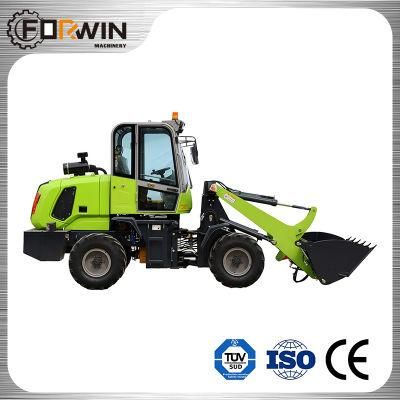 1.2tons/0.6m&sup3; Fw912D Front Loader Factory Outlet Small Wheel Loader Price with 4 in 1 Bucket/Digger