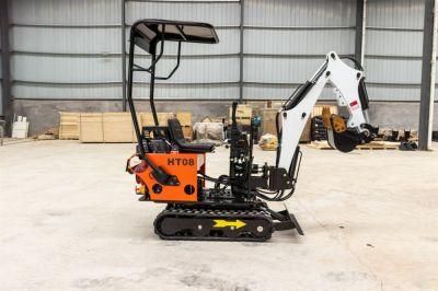 Shandong Excavator Hydraulic Crawler Chinese Mini Excavator and Excavator Parts Excavator Prices 0.8 Ton