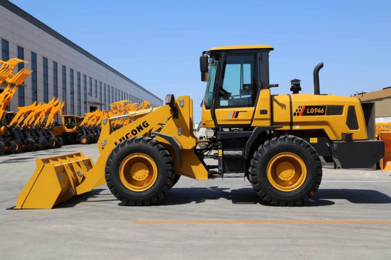 New Generation Agricultural Machinery LG946 Lugong Rated Load 2.5 Ton Small Wheel Loader for Sale