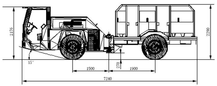 5ton Underground Fuel Charger Vehicles