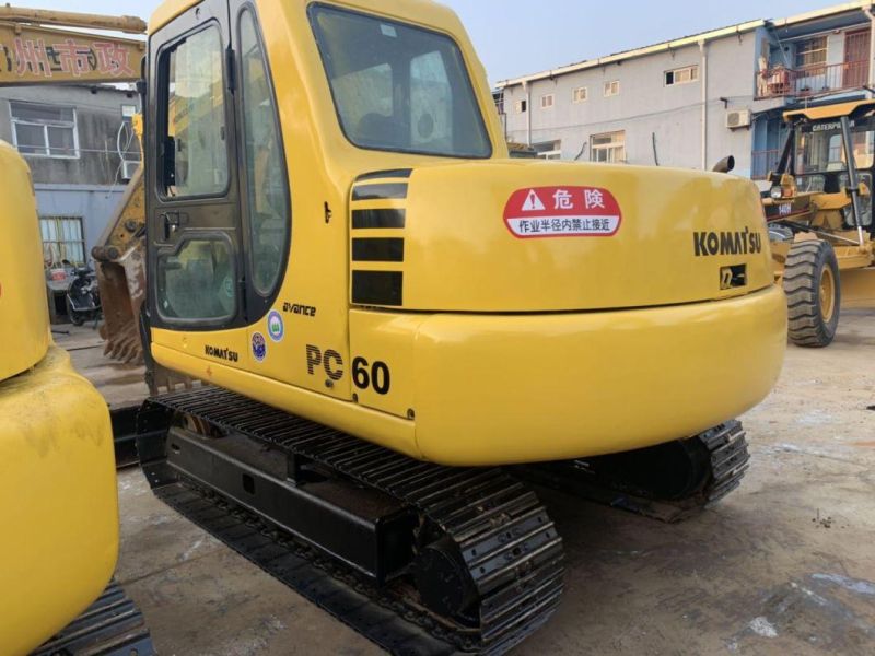 Japan Surplus Mini 6t Komatsu PC60 Backhoe Excavator, Komatsu PC60-7 PC70 Crawler Excavator