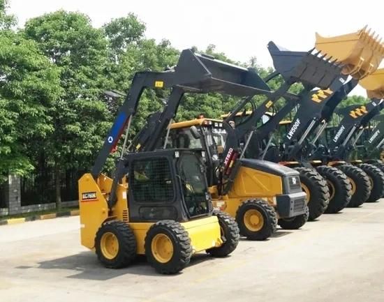 XCMG Official Mini Skid Steer Loader with Parts and Attachments Xt760 Chinese Tracked Skid Steer Loaders for Sale