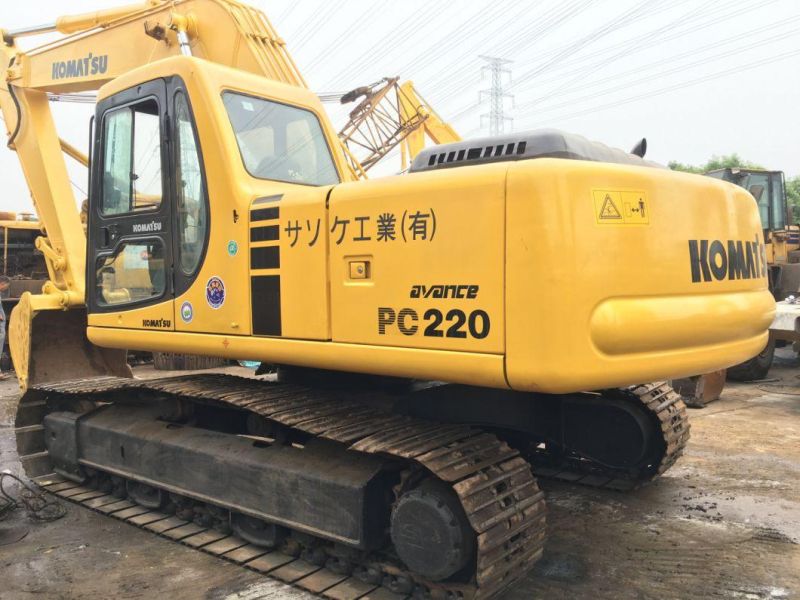 22t Good Condition Komatsu PC220-6 PC220 Crawler Excavator