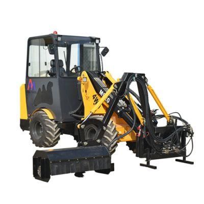 Skid Steer Attachment Commercial Grass Cutting Rotary Mower Wheel Loader