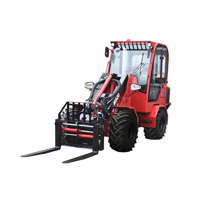 4 Wheel Drive Hydraulic 1ton Front End Wheel Loader
