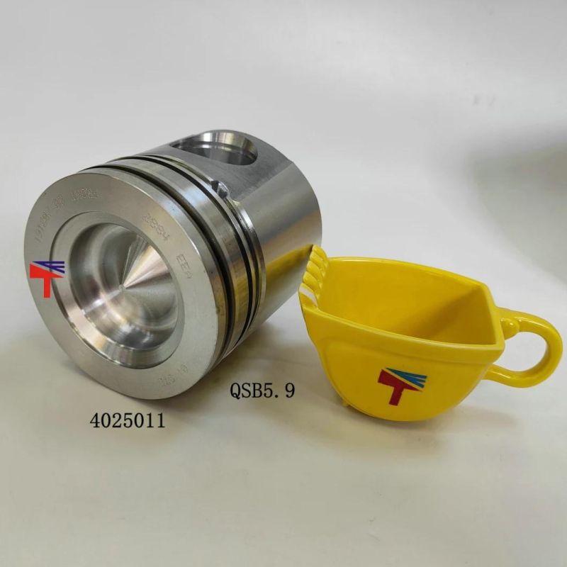 High-Performance Diesel Engine Engineering Machinery Parts Piston 4025011 for Engine Parts Qsb5.9 6bt/S6d102 Generator Set