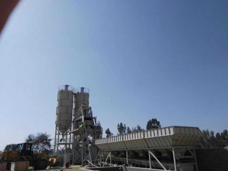 High Efficiency and Low Comsumpition 80t/H Concrete Mixing Plant