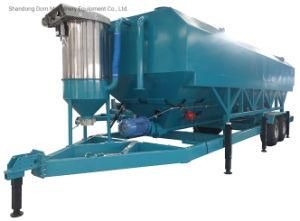 New Design 20t 30t 50t 80t Horizontal Cement Silo for Mobile Concrete Plant