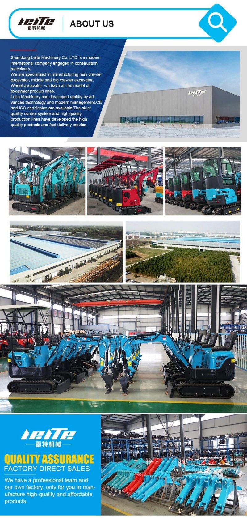 1.5 Ton Hydraulic Pump Small Digger Crawler Mini Excavators with Closed Canopy and Digging Bucket