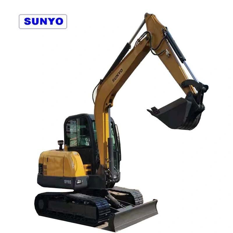 Sunyo Sy65 Mini Excavator Is Crawler Excavator, as Hydraulic Excavator,