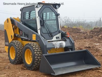 Mini Loader Skid Steer 3 Ton 375b with Snow Blower