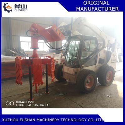 Costruction Machine Excavator Skid Loader Manhole Cutter Attachment