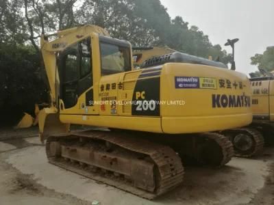 2015 Year Used Komatsu PC200-8 Crawler Excavator, 1m3 Bucket Komatsu PC200-8 PC200 Excavator