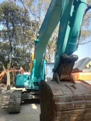 Used Kobelco Sk330 Crawler Excavator with Hydraulic Breaker Line and Hammer in Good Condition
