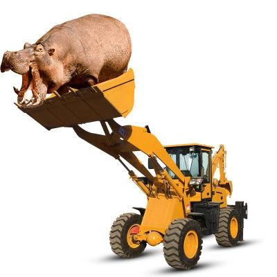 China Cheap Farm Tractor with Front End Loader and Backhoe Loader