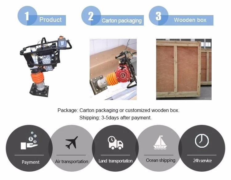 High Efficiency Internal Combustion Impact Tamping Rammer Price