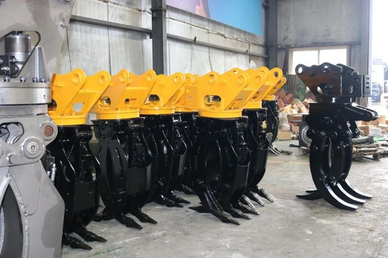 Ytct Hydraulic Log Forest Wood Grapple for Excavator
