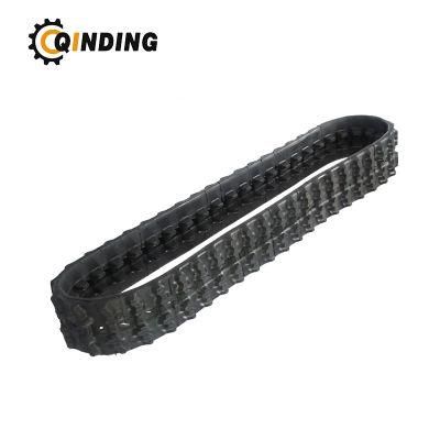 Qdrt-02t 2 Ton Rubber Track Undercarriage Chassis for Crusher and Screener, Crawler Excacator, Crane 1815mm X 367mm X 230mm