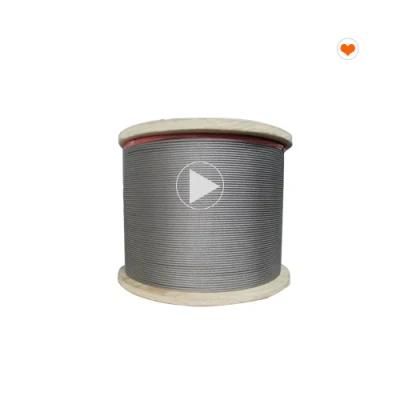 Stainless Steel Wire Rope for Tower Crane Spare Parts