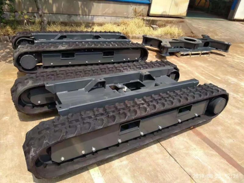 6 Ton Caterpillar Chassis Side Beam Assembly Undercarriage Assembly