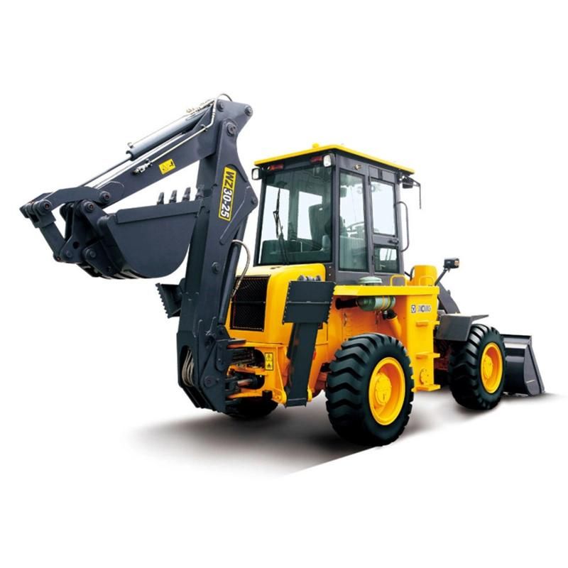 Mini Wheel Backhoe Loader with Snow Blower Xt870