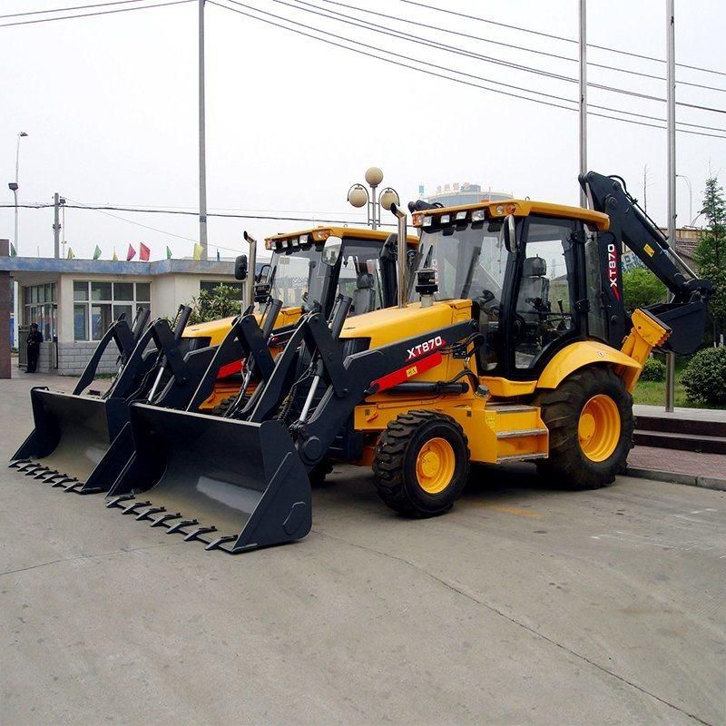 High Quality Xc870HK 2.5ton Backhoe with 74kw Cummins Engine for Sale