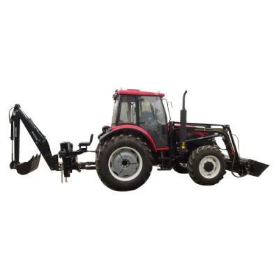 High Benefit Mini Backhoe Tractor with Backhoe and Front Loader