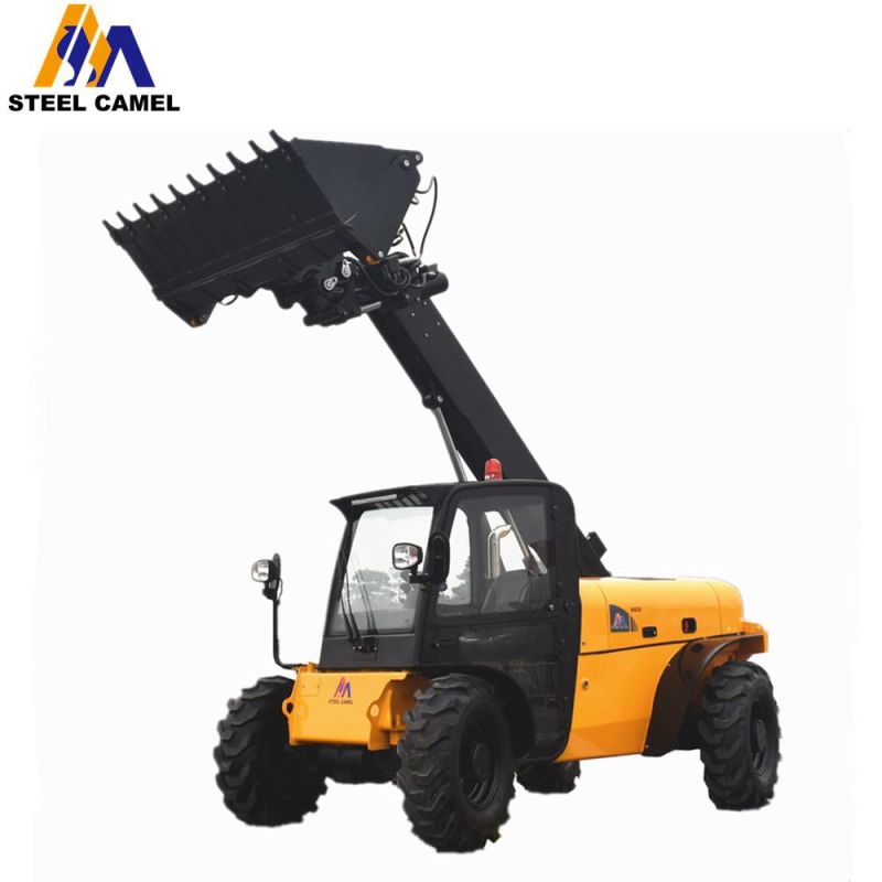 Loadall Machinery Telescopic Handler Forklift 3ton Telehandler with Stone Bucket