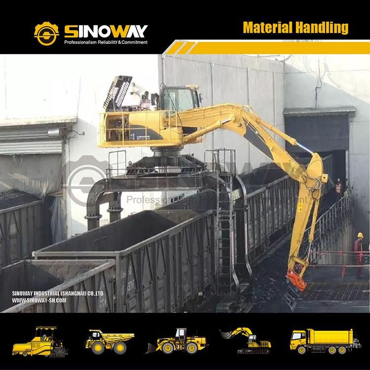 Crawler Material Handing Machine with Tracked Mounted Undercarriage