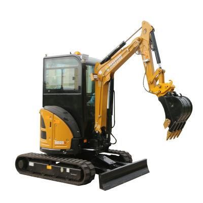 CE Certificate 1.8t 2t 2.5t and 3t Mini Hydraulic Crawler Excavator/Garden Digging Excavator