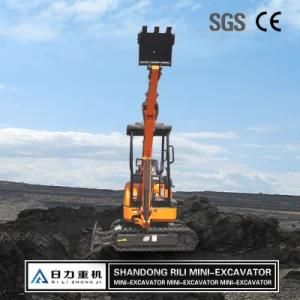 Japan Engine 2.0 Tons Mini Crawler Excavator with Swing Boom