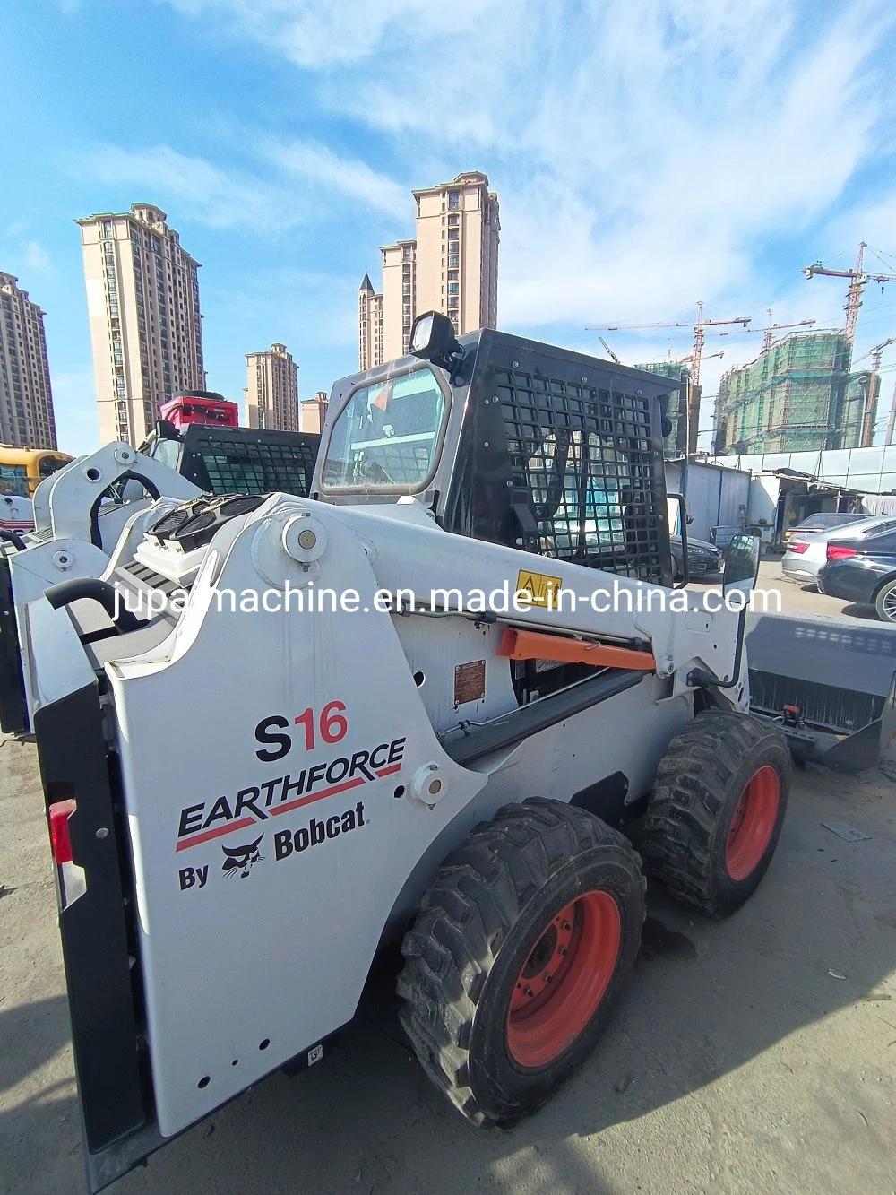 Second-Hand Engineering Construction Machinery Wheel Loader Skid Steer Loader S16 Sliding Loader