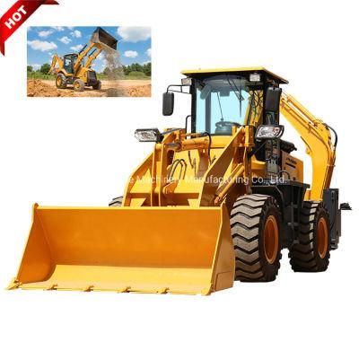 Different Types Backhoe Loader Excavator Loaders with Multi Function