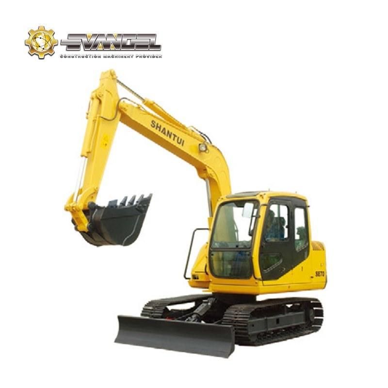 New Se70-9 Ton Shantui Crawler RC Excavator Price Chinese Shantui 7 Ton Diesel Hydraulic