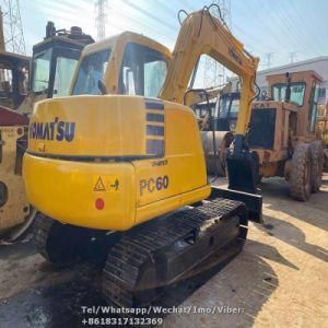 High Quality Used 6 Ton Komatsu PC60-7 PC78 PC120 Crawler Excavator