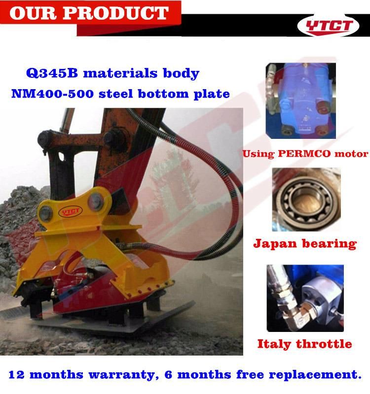 Small Soil Excavator Plate Compactor Machine