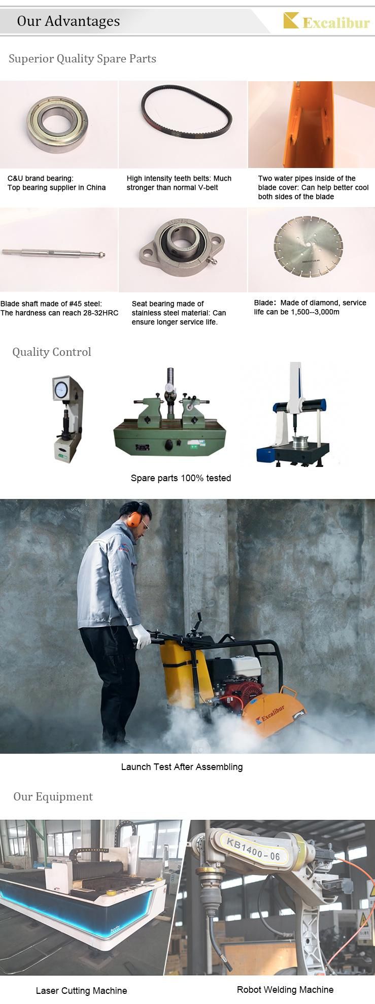 Lower Price Gasoline Engine Concrete Floor Saw Cutter for Africa