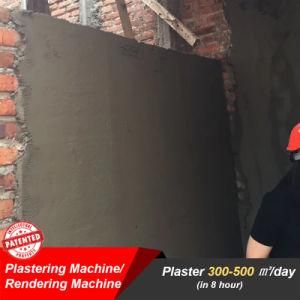 High Quality Cement Plastering Rendering Machine for Construction Site