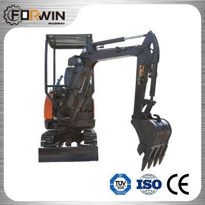 Cheap Price 2 Ton Small Hydraulic Digger Fw20u Mini Backhoe Crawler Track Excavator