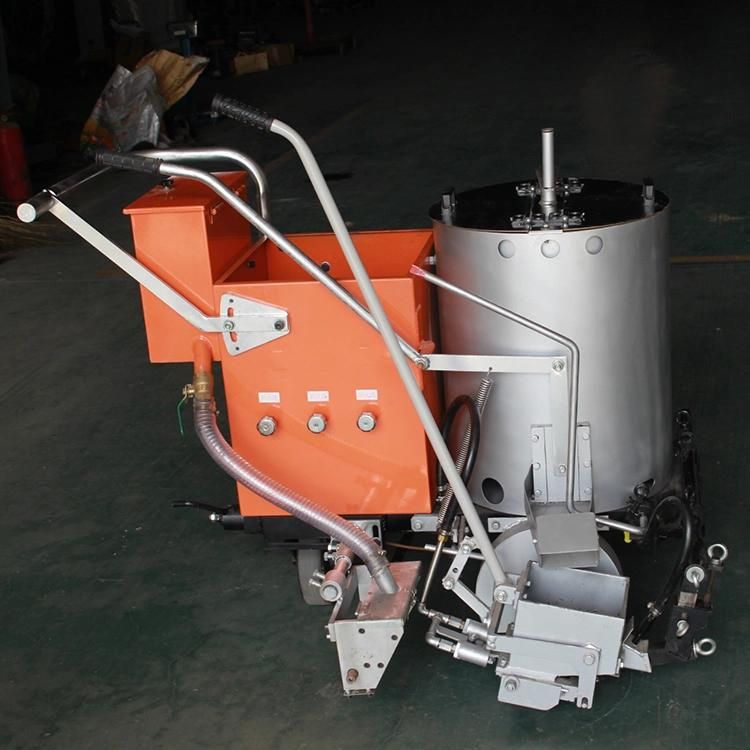 Thermoplastic Hand Push Road Striping Line Road Marking Paint Machine for Sale