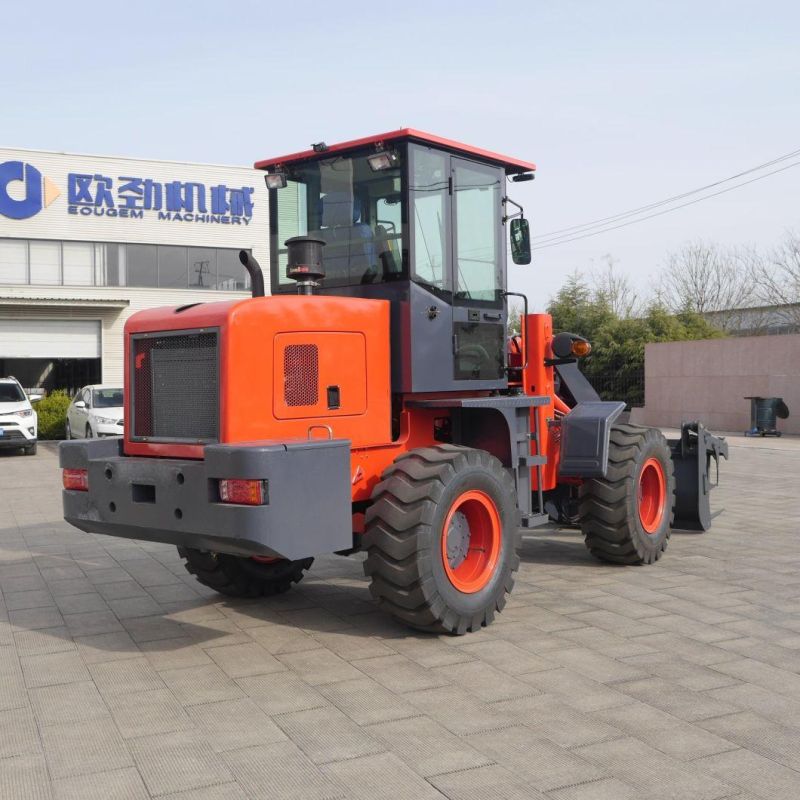 Eougem 2t Small Wheel Loader Price List Front End Loader