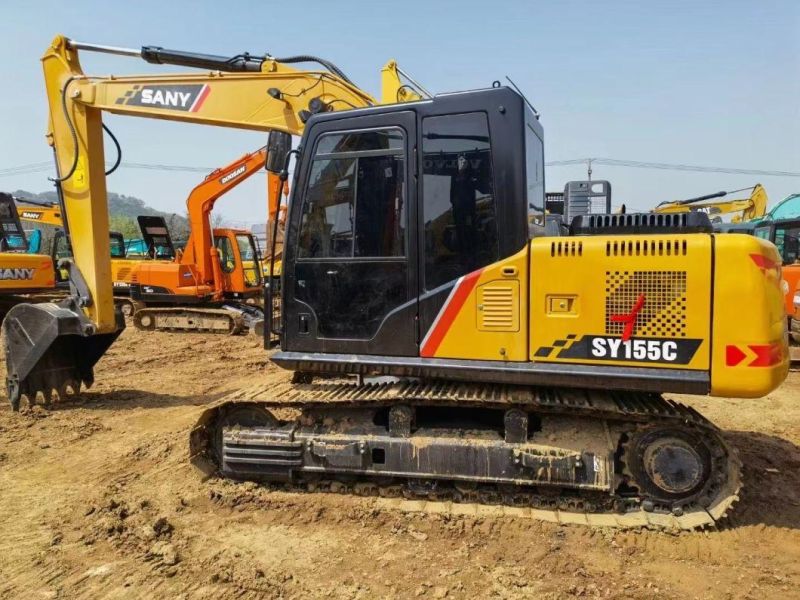 15 Ton Used Secondhand Sany Sy155c-9 Hydraulic Crawler Track Construction Machinery Equipment Backhoe Excavadora Usada Excavatrice Excavator Excavators