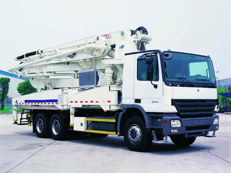 Zoomlion Truck Mounted Concrete Pump 38m 38X-5rz with Two/Three-Alex