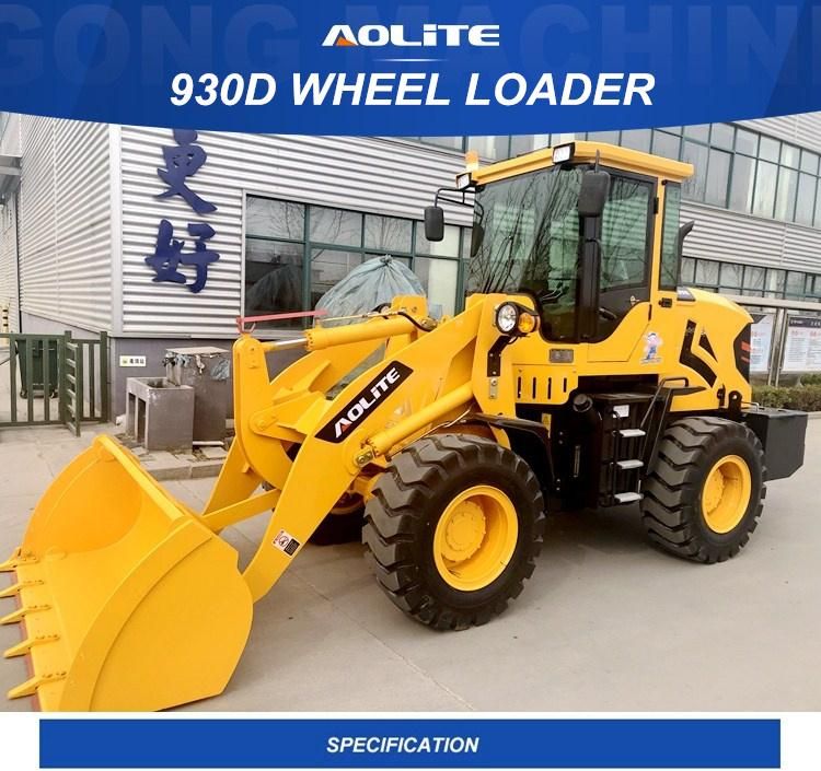 Hot Selling Brand New 930 Diesel Mini 1.8ton Small Wheel Loader for Sale