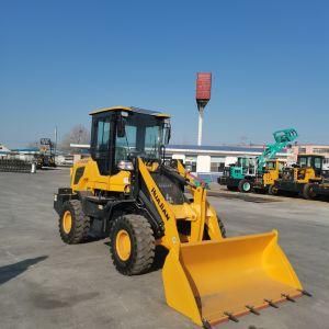 1.6ton Mini /Small Tractor Front Wheel Loader for Farm/Agriculture/Landscaping with Joystick Articulated Hydraulic Transmission System