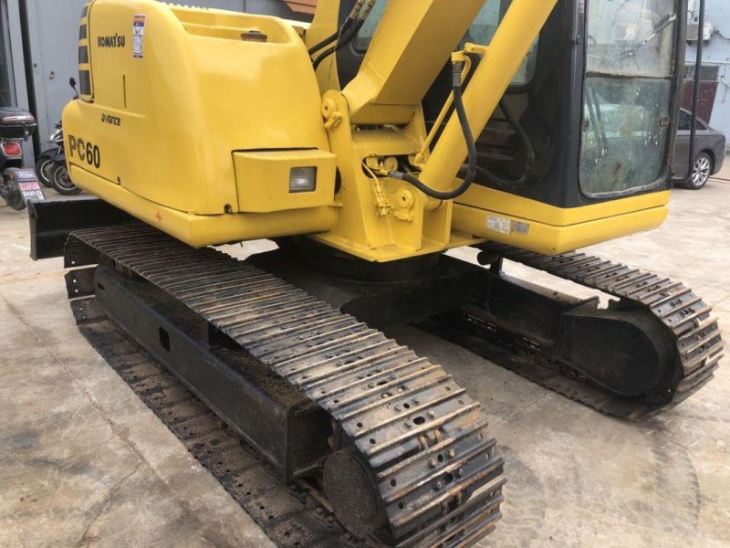 Japan Origin Excellent Used Komatsu 6t Mini Excavator PC60-7 PC60 Excavator
